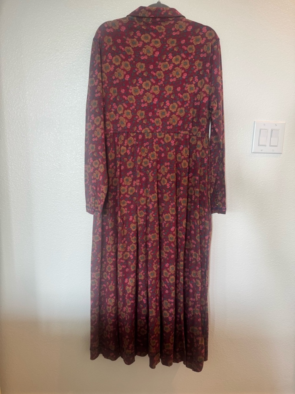 Natural Life Women’s L Christa Maxi Dress Comfort Boho Eclectic Romantic Prarie - Picture 7 of 9